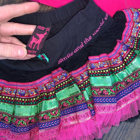 Mim-Pi Twirly Skirt & Top Set 3/4 - Picture 4 of 5